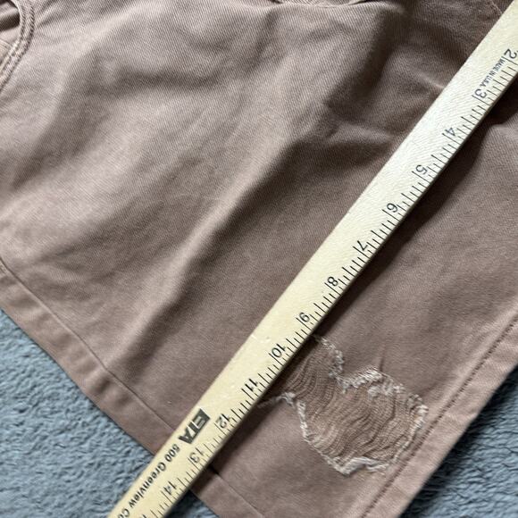 Wild Fable Highest Rise Bermuda Shorts NWT Size 10 30" Brown Distressed - Picture 7 of 9